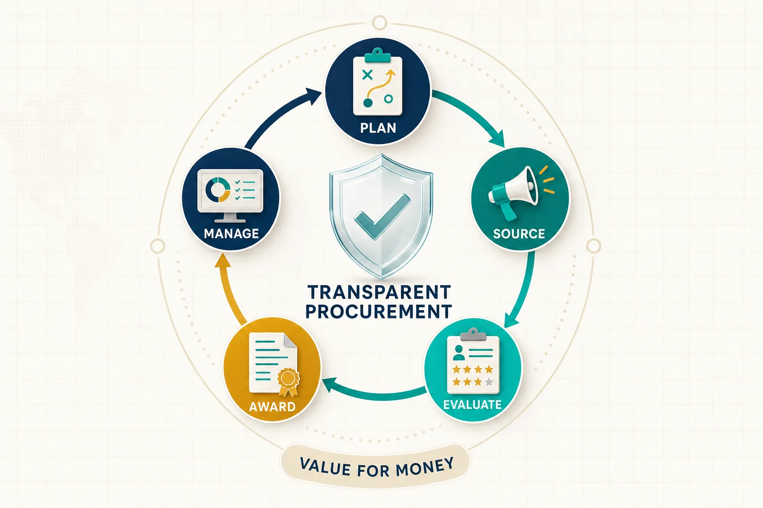 Procurement and Governance infographic